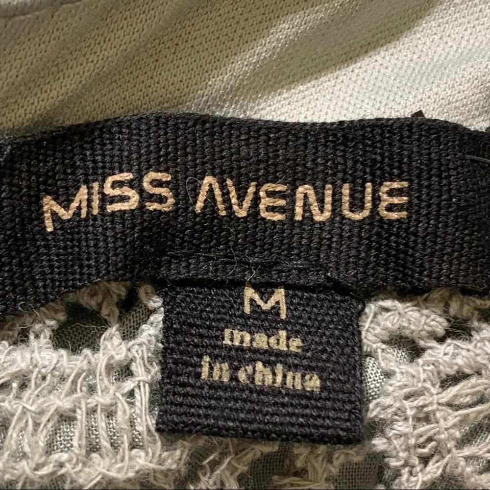Miss Avenue Dress Hi-Low Gray Empire Waist Tie Back at Neck - Picture 4 of 13